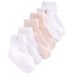 Ralph Lauren Baby Girls Low Cut Logo Socks Pack of 3