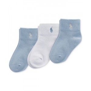 Baby Boys 3-Pk. Turn-Cuff Socks