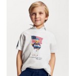Toddler and Little Boys Team USA Polo Bear Cotton Jersey Tee