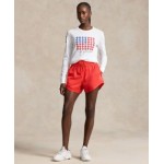 Womens Team USA Graphic Jersey Long-Sleeve Tee