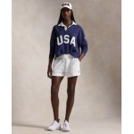 Womens Team USA Terry Drawstring Shorts