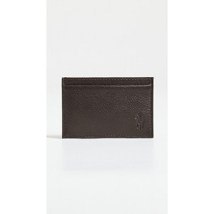 Pebbled Leather Slim Card Case