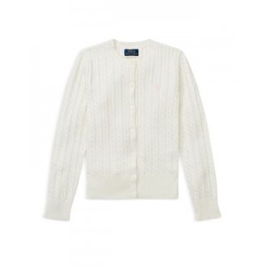 Girls Cable-Knit Cardigan - Little Kid, Big Kid