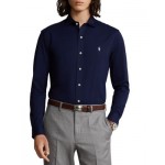 Cotton Jersey Button Down Shirt