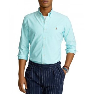 Long Sleeve Cotton Oxford Button Down Shirt - Classic & Slim Stretch Fits