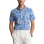 Standard Fit Printed Jersey Polo Shirt