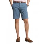 Stretch Classic Fit 9 Inch Cotton Chino Shorts