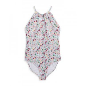 Girls Floral One Piece Swimsuit - Big Kid