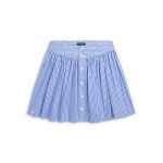 Girls Striped Cotton Poplin Skirt - Little Kid, Big Kid