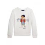 Girls Polo Bear Paris Terry Sweatshirt - Little Kid