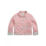 Girls Floral Reversible Linen-Cotton Jacket - Little Kid, Big Kid
