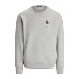 Cotton Regular Fit Embroidered Bear Sweatshirt
