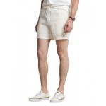 Linen Classic Fit 6 Drawstring Shorts