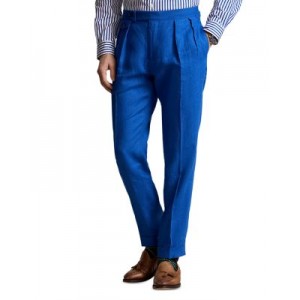 Tailored Fit Linen Trousers