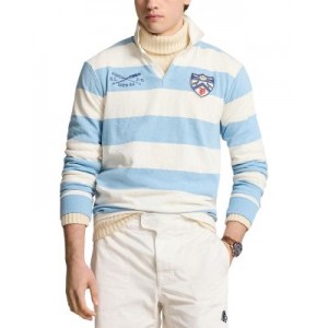 Striped Jersey Classic Fit Rugby Shirt