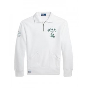 Wimbledon Fleece Collared Sweatshirt