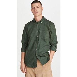 Teca Brushed Flannel Button Down Shirt