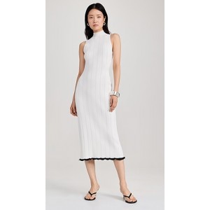 Kim Knit Dress in Compact Pointelle Rib