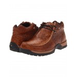 Performance 2-Eyelet Ankle Boot Brown Ostrich