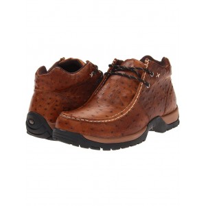 Performance 2-Eyelet Ankle Boot Brown Ostrich
