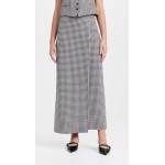 Pull On Wrap Front Skirt
