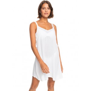 Beachy Vibes Solid Beach Cover-Up Dress