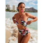 Printed Beach Classics Fashion One-Piece Swimsuit