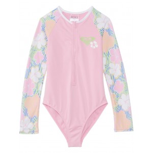 Womens Roxy Kids Tiny Flower Onesie Swimsuit (Toddler/Little Kids/Big Kids)