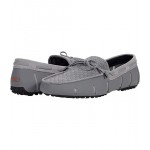 Lace Loafer Woven Driver Grey