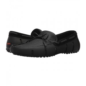 Braided Lace Loafer Driver Black/Graphite