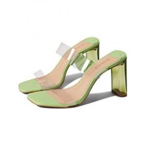 Ariella Acrylic High Heel Transparente/Lime Green