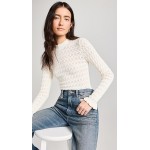 Rue Fine Knit Gauge Knit High Neck Sweater