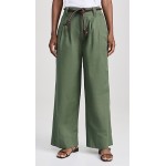 Samaka Garment Dye Pants W/ Belt