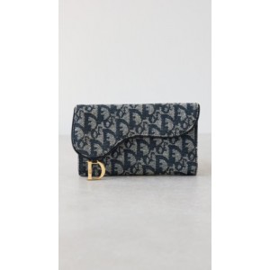 Dior Saddle Compact Trifold Wallet