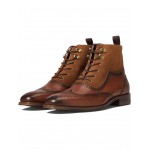 Malone Wing Tip Lace-Up Boot Cognac