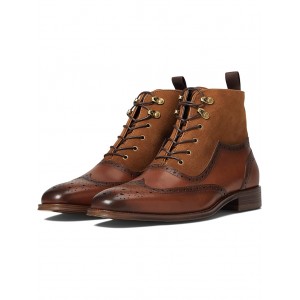Malone Wing Tip Lace-Up Boot Cognac