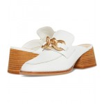 Lorie Mule White Leather