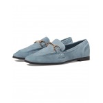 Carrine Flat Baby Blue Suede