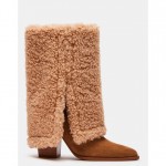 livvy faux shearling tan