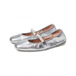 Goldie Ballet Flat Silver