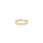 18k Gold Diamond Baguette Ring