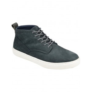 Rove Casual Leather Sneaker Boot Blue