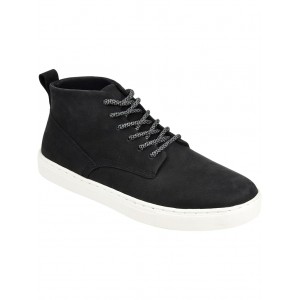 Rove Casual Leather Sneaker Boot Black
