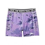 Bike Shorts (Little Kids/Big Kids) Sweet Lavender Cloud Camo Print