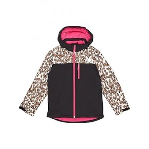 Snowquest Plus Insulated Jacket (Little Kids/Big Kids) Pinecone Brown Leopard Print