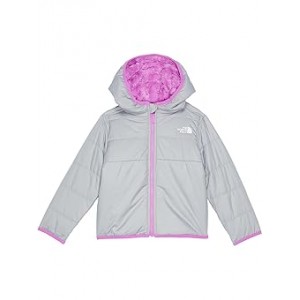Reversible Mossbud Swirl Full Zip Hooded Jacket (Infant) Meld Grey