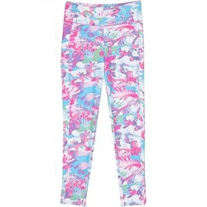 Printed Never Stop Tights (Little Kids/Big Kids) Linaria Pink Youth Tropical Camo Print