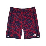 Printed Amphibious Class V Water Shorts (Little Kids/Big Kids) TNF Red Route Wall Print