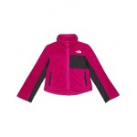 Fleece Mashup Jacket (Little Kids/Big Kids) Fuchsia Pink