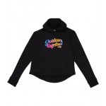 Camp Fleece Pullover Hoodie (Little Kids/Big Kids) TNF Black/Super Sonic Blue